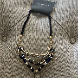 NWT The Limited Nautical Rope Multi-Color Beaded Necklace